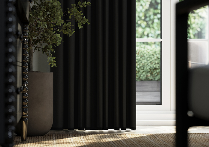 Stockholm, Black - Made to Measure Curtains - Image 5